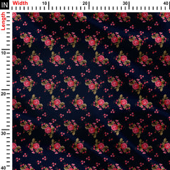 Passionate Floral Print Fabric