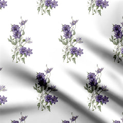 Sweet Clematis Print Fabric