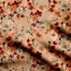 Floral Desert Print Fabric