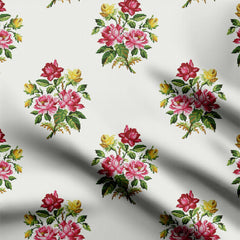 Blooming Rose Print Fabric