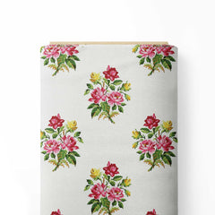 Blooming Rose Print Fabric