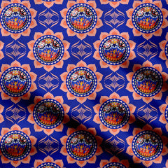 Jagannath Leela Print Fabric