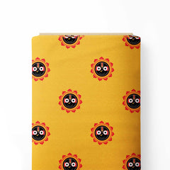 Cotton 1 Meter Divine Jagannath Print Fabric