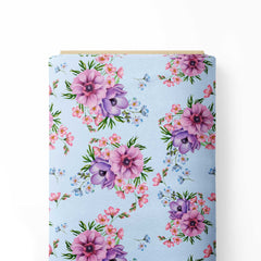 Alluring Peony Print Fabric