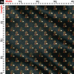 Gopi and Cow Print Fabric