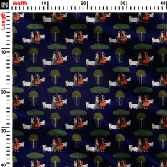 Ras Nritya Print Fabric