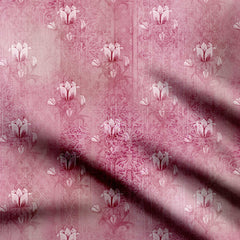 Pink Tranquility Print Fabric