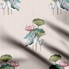 Lotus Saundarya Print Fabric