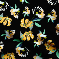 Moonflower Print Fabric