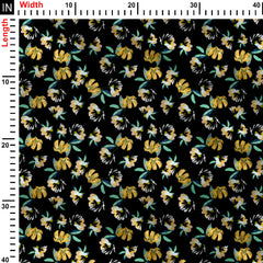 Moonflower Print Fabric