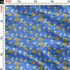 Daisy Blooms Print Fabric