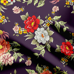 Stunning Wildflower Print Fabric