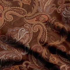 Regal Paisley Print Fabric