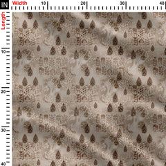 Earthy Mirage Print Fabric