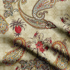 Misty Paisley Print Fabric