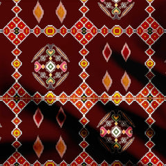 Regal Squares Print Fabric