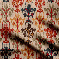 Vintage Ikat Print Fabric