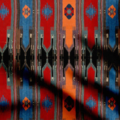 Sunset Ikat Print Fabric