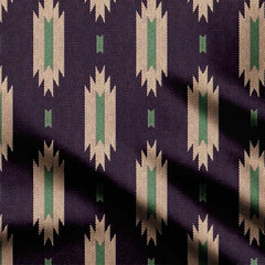 Violet Sand Ikat Print Fabric