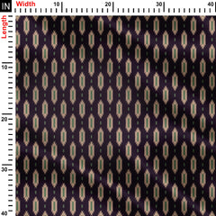 Violet Sand Ikat Print Fabric