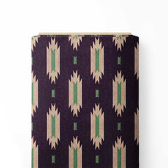 Violet Sand Ikat Print Fabric