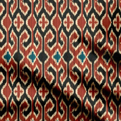 Oriental Pattern Print Fabric