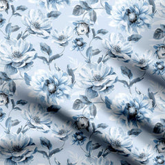 Blue Cottage Print Fabric