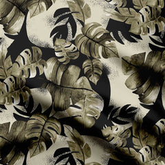 Ebony Tropical Print Fabric