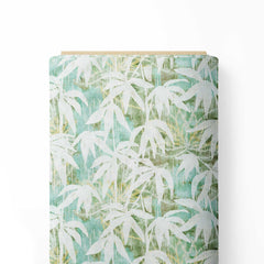 Bamboo In Rain Print Fabric