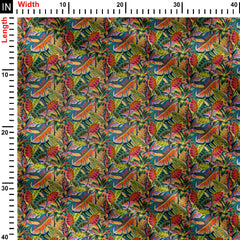 Multicolor Paradise Print Fabric