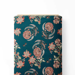 Bouquet Flowers Print Fabric