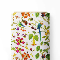 Parrot Garden Print Fabric