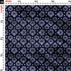 Royal Indigo Print Fabric