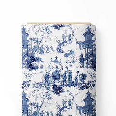 Classic Toile Print Fabric