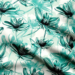 Aqua Dream Print Fabric