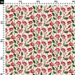 Carolina Queen Lotus Natural Crepe Fabric