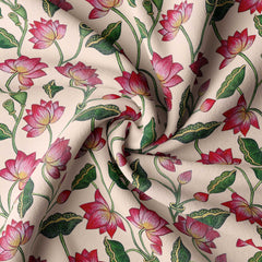 Carolina Queen Lotus Muslin Fabric Co-Ord Set