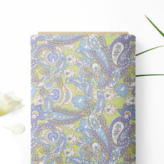 Pastel Paisley 3 Chinnon Chiffon Fabric