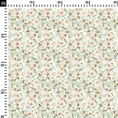 Peach blossom Chinnon Chiffon Fabric