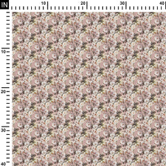 Rayon 3 Meters Blooming Flowers Print Fabric