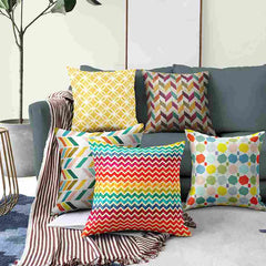 Shapes-Spectrum Set of 5 Cushions