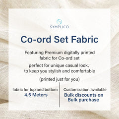 Shadow Dry Brush Muslin Fabric Co-Ord Set