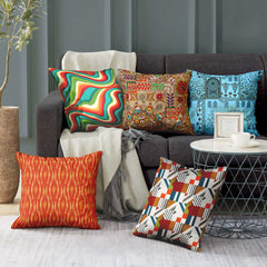 Vivid Delights Set of 5 Cushions