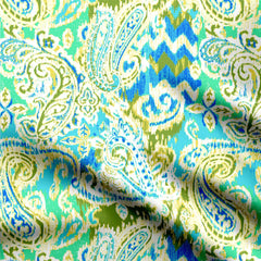 Textured Paisely Chinnon Chiffon Fabric