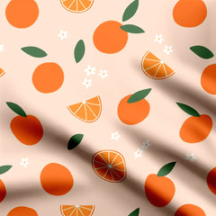 Sweet oranges Cotton Fabric