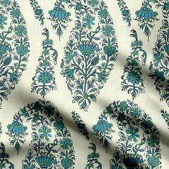 Pasiley Floral Crepe Fabric