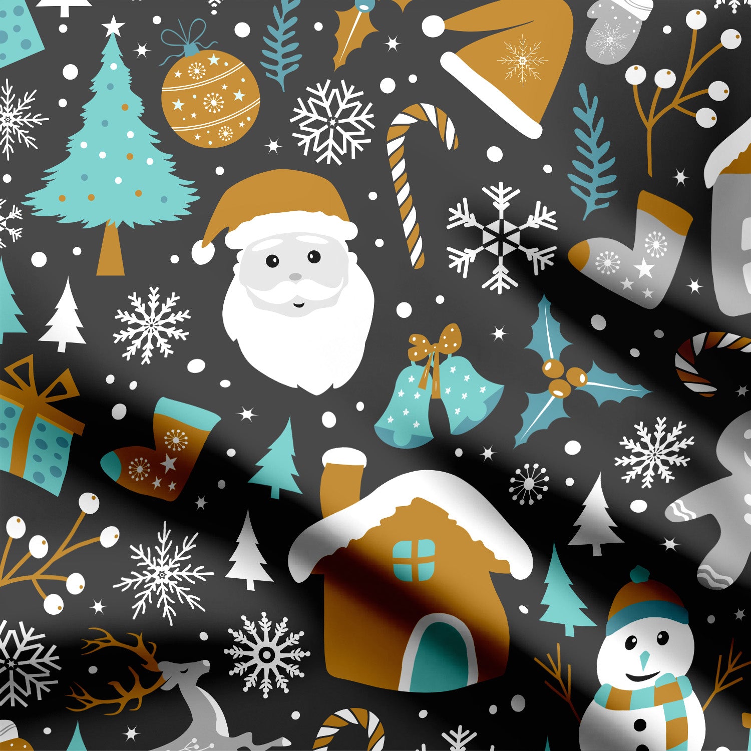 Fun Christmas Pattern dark grey-40722, All Designs, Chinnon Chiffon, Christmas, cotton, Cotton Canvas, Cotton Poplin, Cotton Satin, Crepe, Digital, FEATURED ARTIST DESIGNS, Giza Cotton, Indian, Leaf, Light Chiffon, Modal Satin, Muslin, Natural Crepe, Organic Cotton Bamboo, Organza, Organza Satin, Organza Satin (Polyester), pashmina, Poly Canvas, Poly Cotton, Priyabrata Dash, Pure Linen, Rayon, Satin, Satin Linen, Velvet Velure, Viscose Dola Silk, Viscose Georgette, Watercolor-Symplico