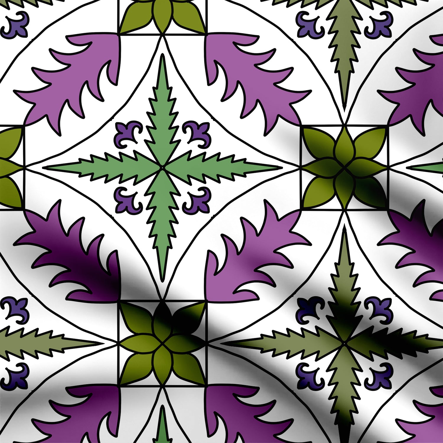Leaves Tile 5