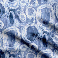 Blue Textural ovals