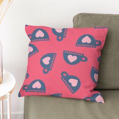 Valentine's aesthetic heart cup print